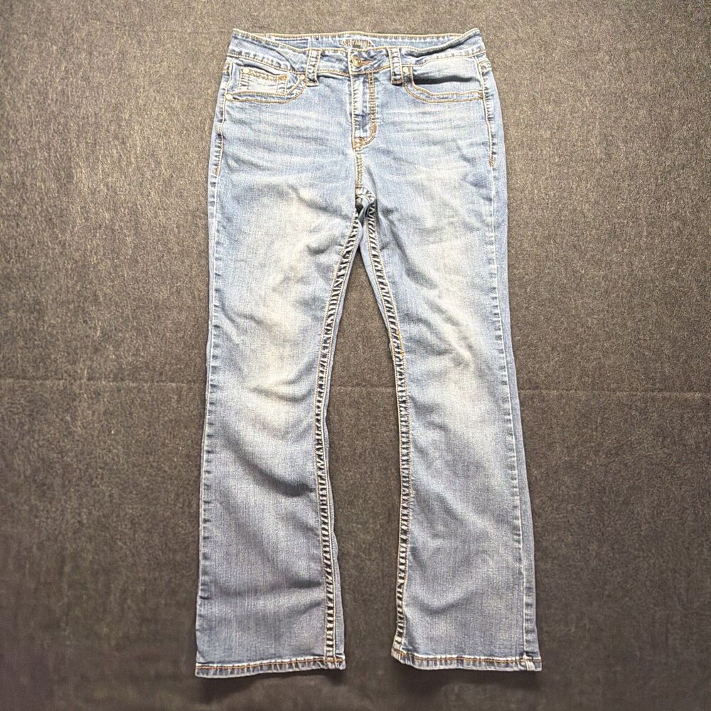 Vintage Y2K Shyanne Embroidered Flared Jeans - Women's Size 33x30